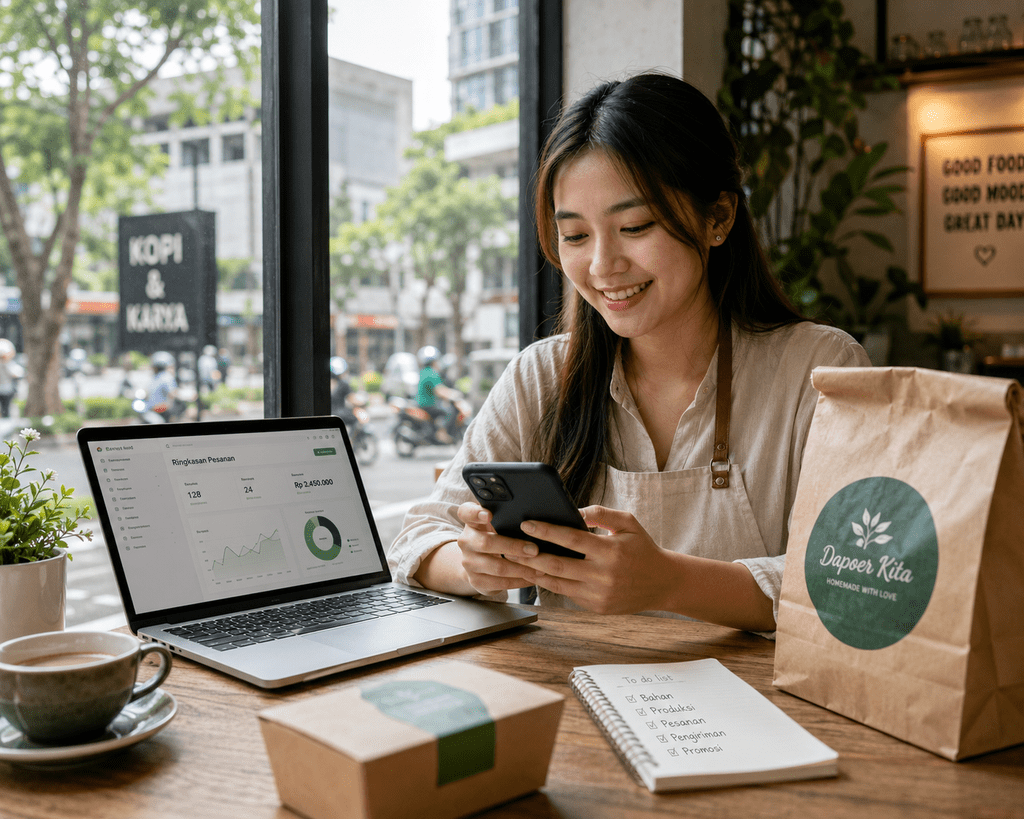 Pelaku usaha daring dan konsumen digital menikmati perlindungan sisa kuota internet untuk aktivitas ekonomi.